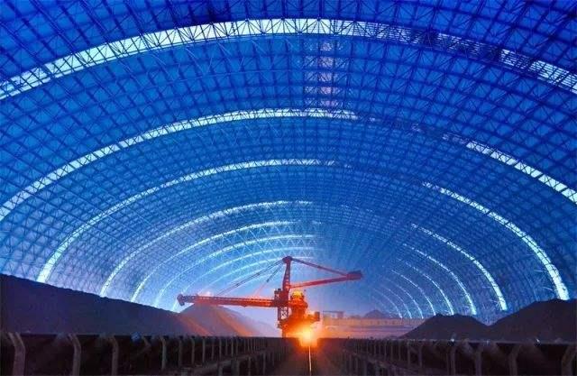 慈溪亿优钢构工程师为您解析原料场封闭技术的特点和类型